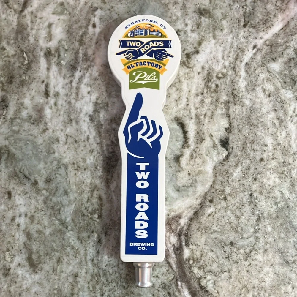 Two Roads Ol’Factory Pils Tap Handle